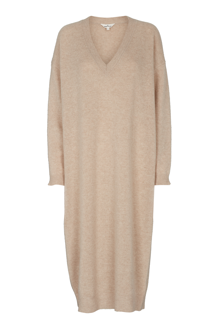 Basic Apparel Lise V-Dress Dresses 183 Birch